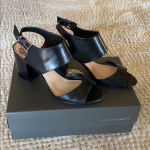 Vince Camuto black heel sandal